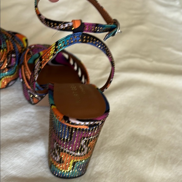 Kurt Geiger Colorful Strappy Platform Heels - Picture 4 of 10
